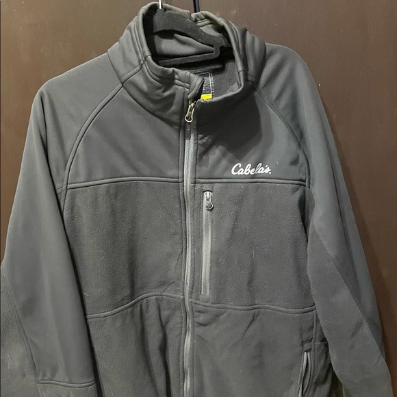 Cabela’s medium weight fleece jacket. Gray. Size XL. Light ware. - Picture 1 of 3